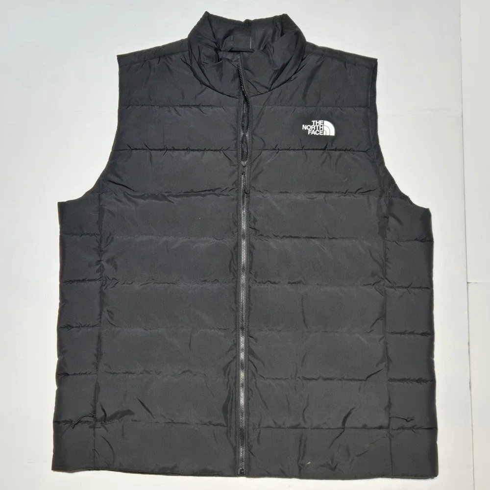 The North Face Aconcagua 3 Down Puffer Vest XL Black F24 Model NF0A84IK - READ